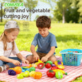 Kitchen Toys Set Cutting Fruit Vegetable Pretend Role Play Girl Toys Miniature Food Education Toy for Toddler Child Fidgets Toys