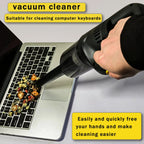 5KPa Cordless Mini Vacuum ， Rechargeable for Pet Hair, Dust in Home, Car & Office. Strong Suction for Sofa & Auto Detailing