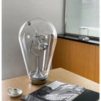 2024 Retro Industrial Style Light Luxury Living Room  Study Bedroom Bedside Touch Magnet Glass Creative Decorative Desk Lamp