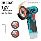 HILDA 12V Angle Grinder Charging Grinding Tool for Polishing and Grinding Diamond Micro Cordless Electric Power Tools
