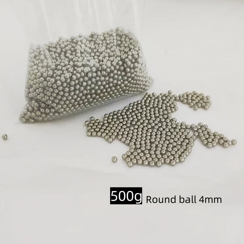 500g Stainless Steel Polished Beads Tumbling Media Pins Burnishing Media ,Rough Polishing  Precision Steel Balls solid Ball