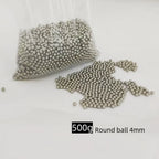 500g Stainless Steel Polished Beads Tumbling Media Pins Burnishing Media ,Rough Polishing  Precision Steel Balls solid Ball