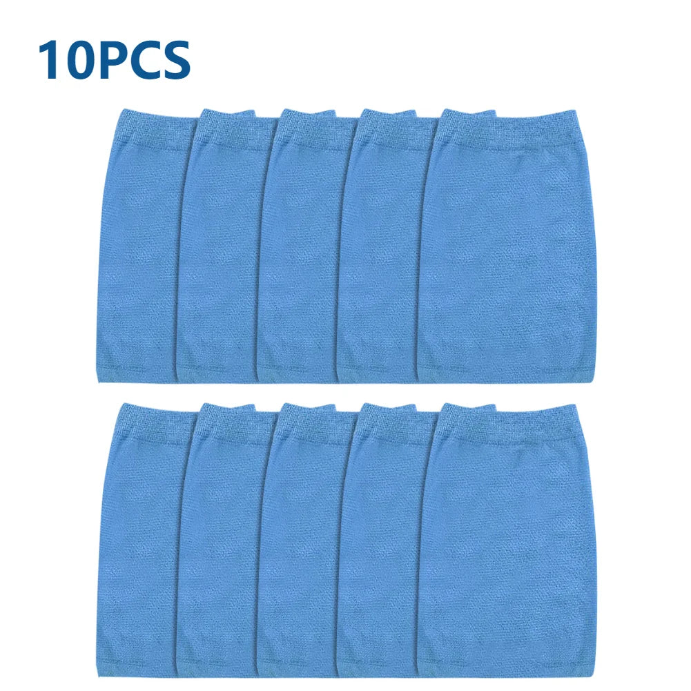 100-10PCS Pool Skimmer Socks Fish Tank Mesh Bag Round Swimming Pool Mesh Filter Cleans Debris and Leaves Baskets Filters