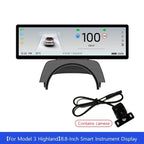 Car Dashboard Head-Up Display 8.8 Inch for Tesla Model 3 2017-2025 Model Y 2019-2025 Ultra-Thin Screen with Front Camera