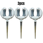 3pcs Garden Hose Guide Nail Water Pipe Positioning Holding Smooth Roller Pointed Head Outdoor Yard Garden Irrigation Tool