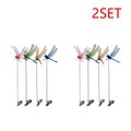 4/8/32Pcs Simulation 3D Dragonfly Clip Lifelike Outdoor Decor Realistic Bug Deterrents Fake Dragonfly Garden Decorative Clip