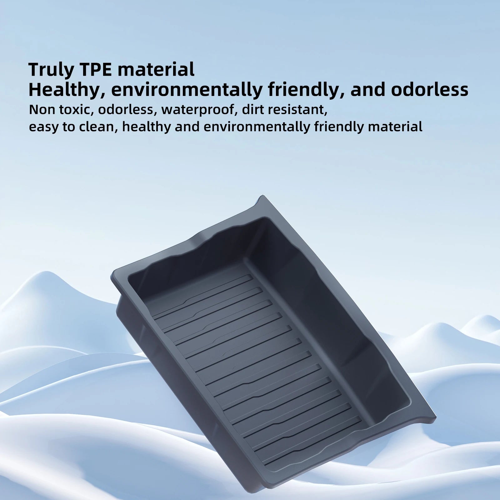 For Tesla Model X Under Seat Storage Box Car Interior Accessories Drawer Type Storage Organizer Lower Box Case 2023-2024