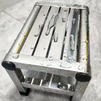 1Pc Multi-purpose Stainless Steel Stool - Durable Thick & Sturdy Stool, Ideal for Living Room, Bathroom, Kitchen and Corridors