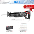 900W/1050W/1200W Electric Reciprocating Saw With Adapter Blades DIY AC Electric Saw For Wood Metal Plasitic Cutting