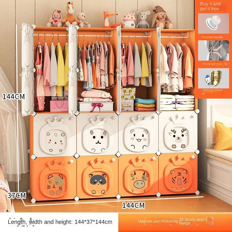 Partitions Bedroom Folding Economic Designer Wardrobe Modern Space Saving Clothes Cabinets Simple Dressers Cube Hotel Furniture