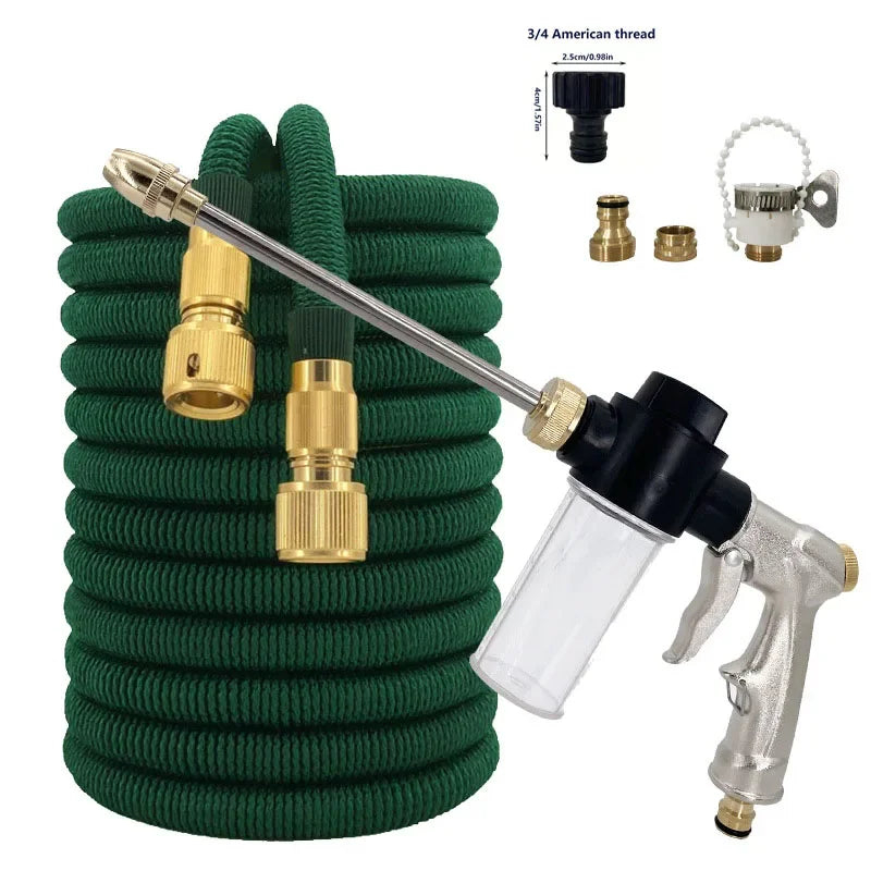 Flexible Garden Hose  And Expandable Magic Spray Pipe, High-Pressure Garden Spray Gun, Garden Supplies