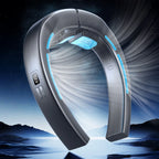 Conditioner Portable Cooling Neck Fan with Large Cooling Pads LED Disp