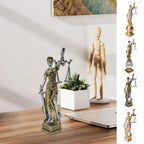 Justice Fairness Goddess Statue ThemisGoddess Of Justice Statue Greek Mythology Ornaments Justice Blind Statues Home Decor