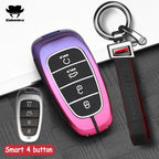 3 4 Buttons New Car Smart Key Case Cover For Hyundai N Performance Tucson Solaris Sonata Hybrid NEXO NX4 Santafe dn8 Accessories