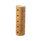 Creative Bedroom Bedside Table Modern Minimalist Round Storage Small Cabinet Large Capacity Plastic Side Cabinet