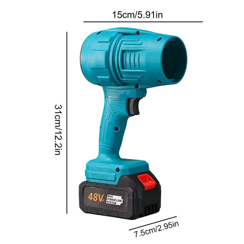 Cordless Air Blower Powerful Jet Fan Mini Turbo Fan Thrust Violent Leafs Duster Handheld Power 200 Mph Spray Dry Blower Fan