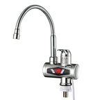 3000W Electric Kitchen Water Heater Faucet Tap Instant Hot Water Cold Heating Faucet Tankless Water with LED Digital Display