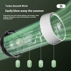 Circulation Quiet Powerful Floor Fan with Remote Control Adjustable He