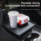 YZ For Tesla Model 3 Y 2021-2025 Dining Tray Central Control Plate Board Center Console Drink Fast Food Table Holder Accessorie