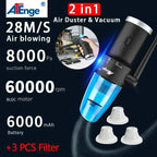 Cordless Electric Air Duster for PC & Keyboard Cleaning