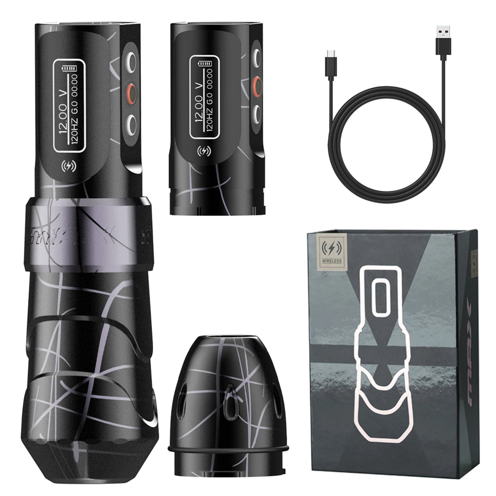 Wireless Tattoo Pen Machine with 2400mAh Battery for Artists