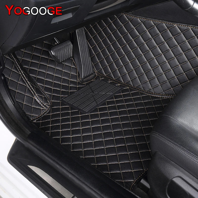 YOGOOGE Custom Car Floor Mats For Hyundai Creta Ix25 Auto Carpets Foot Coche Accessorie