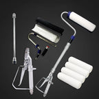 DIY Spray Tool Airless Spray Accessories Spray Roller Extension Rod Roller Head Self Assembly Spray Roller Brush Handle Tool