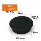 Dual Usb 50 53 60 80mm Wire Hole Cover Round Home Office Table Outlet Port Line Box Computer Desk Cord Grommet Cable Organizer