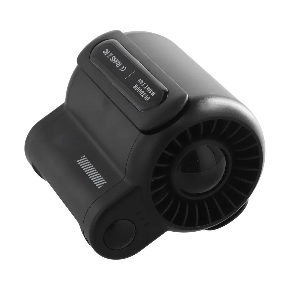 Portable Rechargeable Waist Fan Mini Personal Summer Cooling Fan For T