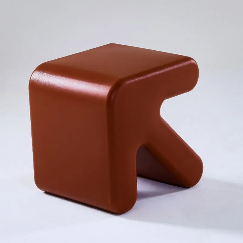 FULL LOVE Nordic Small Stool Household Children's Bench Creative Arrow Thickened Plastic Fitting Room Door Shoe Changing Stool