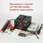 12V 110V 220V PCP Pump Refilling Air Compressor 300bar 4500Psi 30Mpa For Hunting Diving Air Car Pump Compressor Motorcycle Tyre