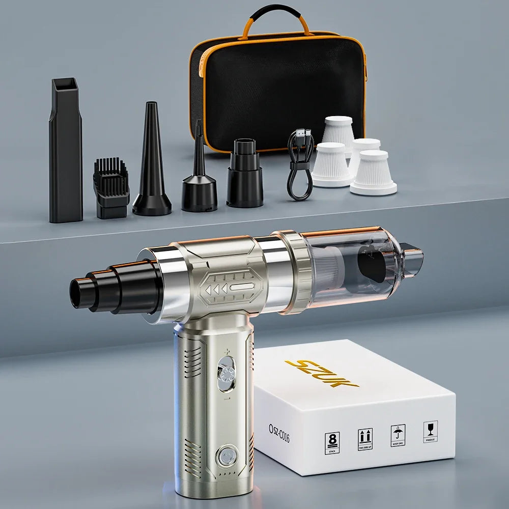 SZUK Mini Air Blower Brushless Motor Turbo Jet Fan Handheld Portable Duct Fan Turbofan air blower Powerful Car Vacuum Cleaner