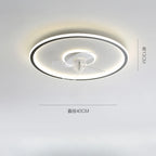 Modern Simple Smart App Ceiling Fan Lamp with LED Light Remote Control Invisible Silent Fan Light Bedroom Living Room Office Fan