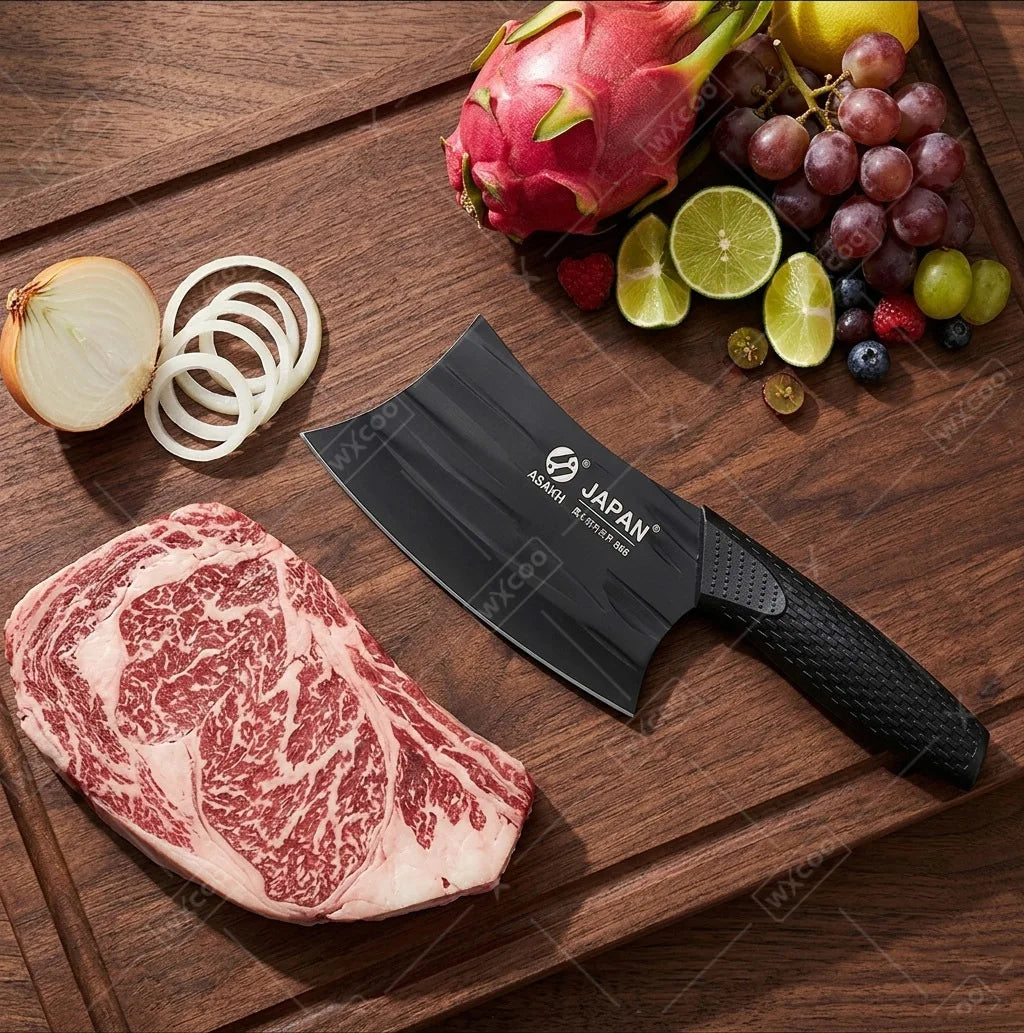 Stainless Steel Kitchen Knives Professional Meat Cleaver Knife Chef Knife for Cutting Meat Vegetables Fruits and Daily Cooking