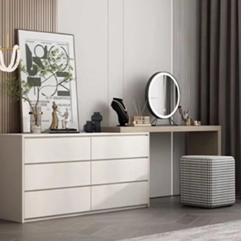 Modern Drawers Vanity Table Makeup Chair Desk Bedroom Big Dressing Table White Small Cabinet Mesa De Maquillaje Home Furniture