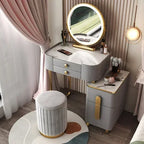 Vanity Makeup Desk Dressing Vanity Makeup Desk Organizers Mirror Storage Dressers Bedroom Multifunctional Schminktisch Furniture