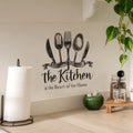 Kitchen Wall Decor Sticker Kitchen Quotes Bless This Kitchen Wall Decals Flower Art Removable DIY Vinyl Wall Stickers for Kitche
