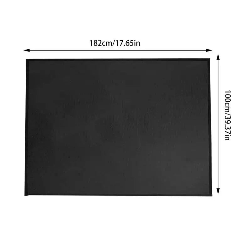 Under Grill Mats For Outdoor Grill Floor Protector Mat Fire Retardant Mat Oil-Proof Heat-Resistant Waterproof Design Good