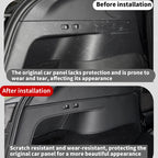 for  Tesla Model Y, protective pads on both sides of the trunk, anti kick pad on the rear trunk, protective panel, 2-piece set