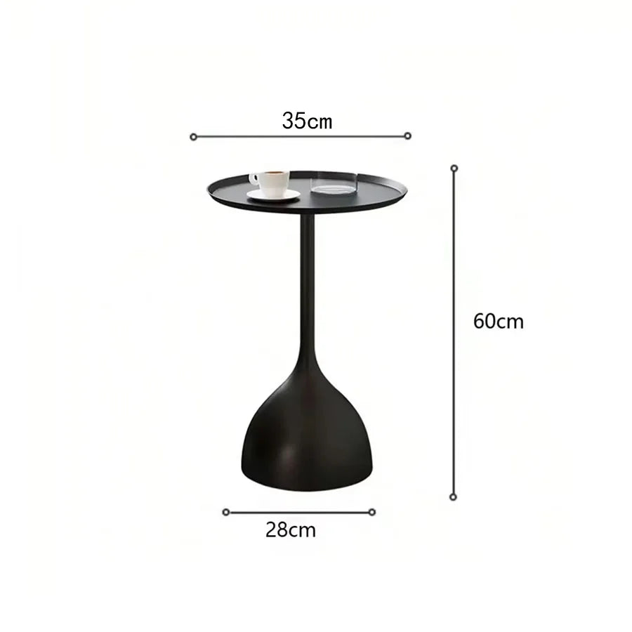 Sofa Small Side Table Nordic Coffee Table  SimpleIron Art Small Round  Bedside Table Mesa for Front Door  Livingroom
