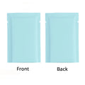 Multi Size Smell Proof Storage Bags Matte Black Open Top Tear Notch Pouches Vacuum Heat Sealing Aluminum Foil Mylar Package Bags