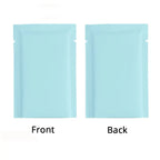 Multi Size Smell Proof Storage Bags Matte Black Open Top Tear Notch Pouches Vacuum Heat Sealing Aluminum Foil Mylar Package Bags