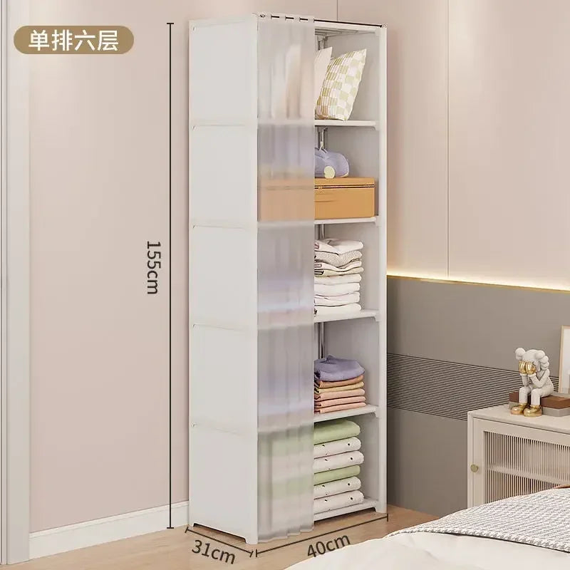 Open Closets Storage Locker Armoire Wardrobe Closet Folding Clothes Cabinet Dressing Rooms Dressers Bedroom Furniture Assembly