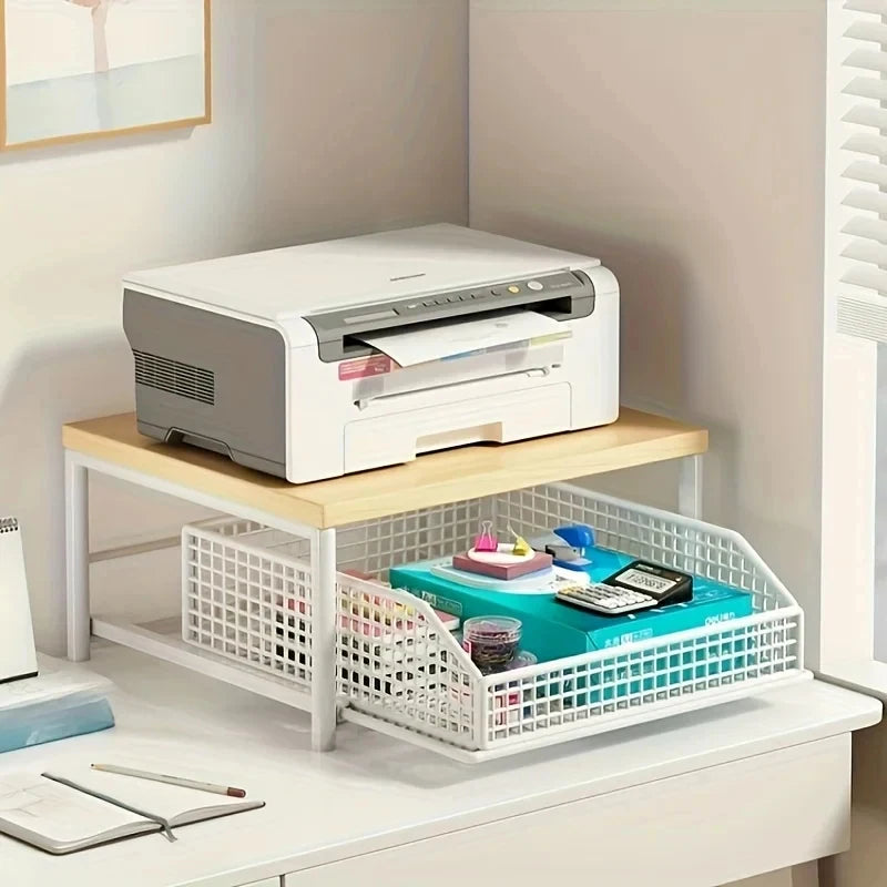 Stylish Modern Space Saving Microwave Rack Countertop Organizer Shelf for Home Kitchen Appliances