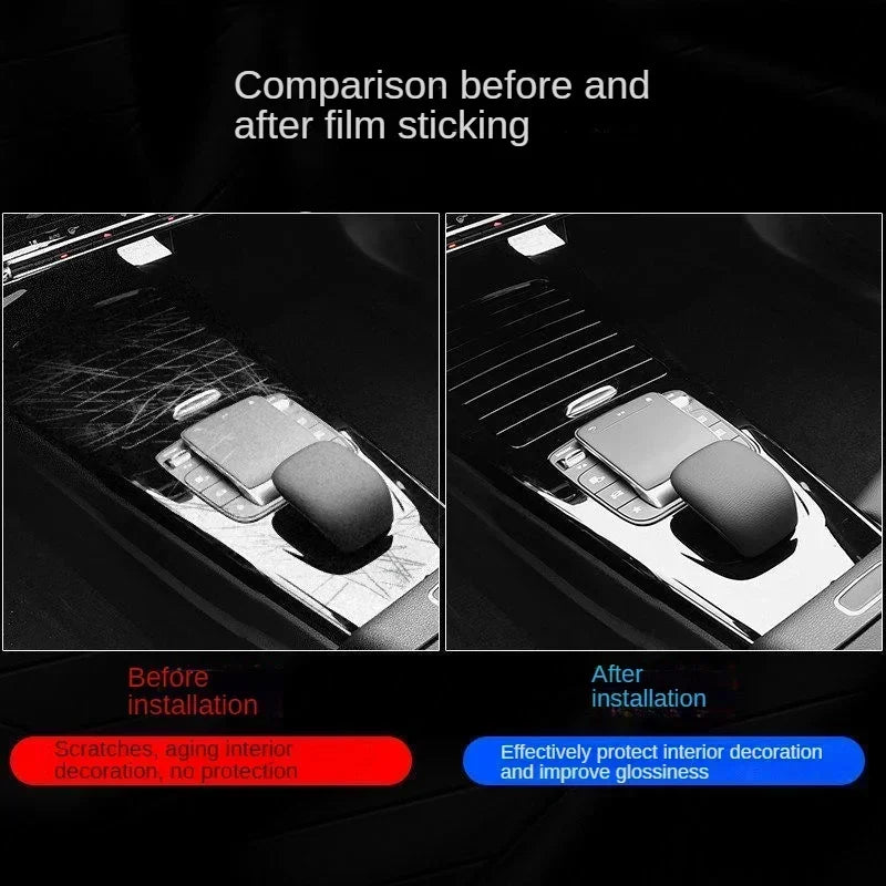 For SUBARU XV 2023 2022 2021 2020 Accessories interior film transparent TPU PPF Gear Panel Center Console Anti-scratch Sticker