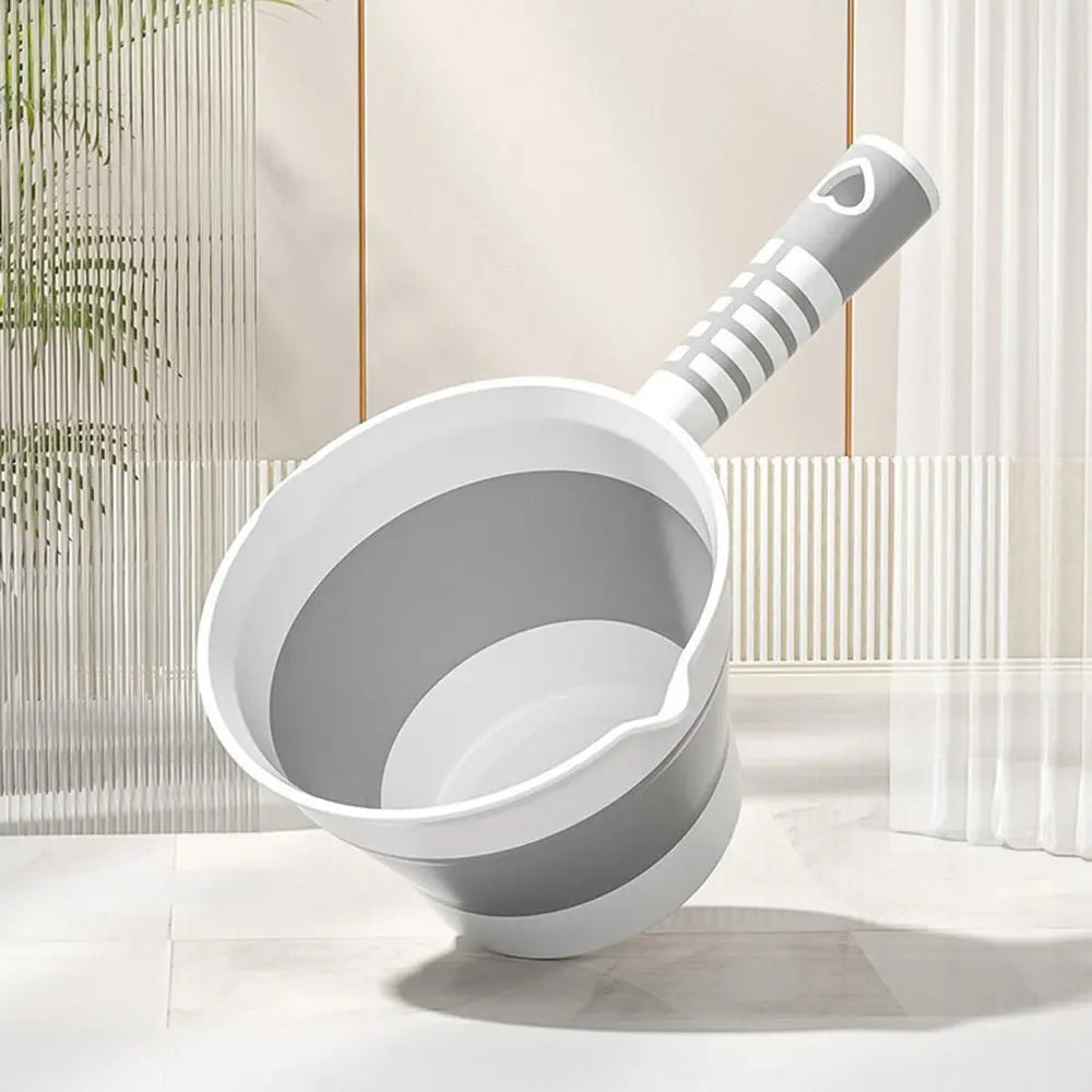 Kitchen Tools Creative Folding Water Scoop Suspensible Large Kitchen Water Ladle Long Handle Save Space Water Dipper Household