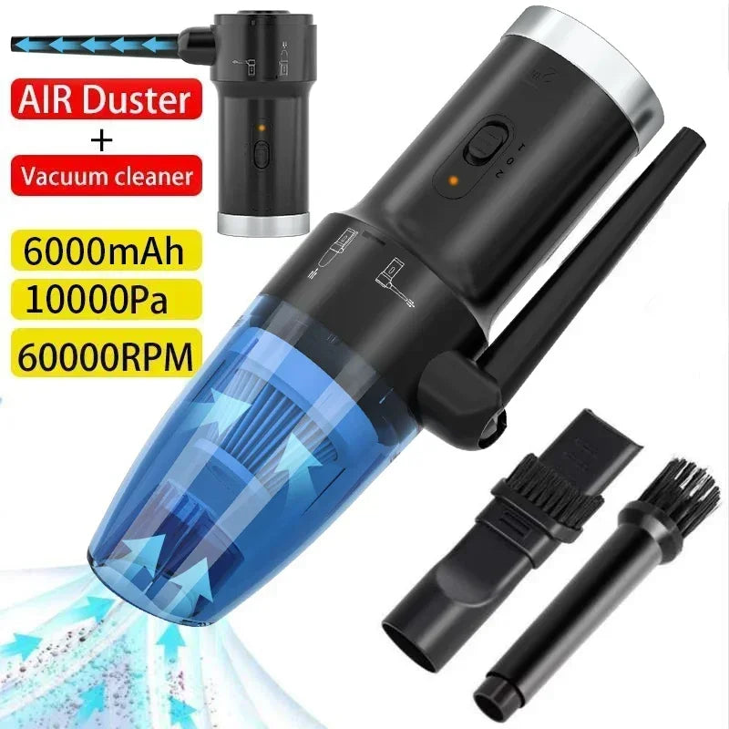 Cordless Electric Air Duster for PC & Keyboard Cleaning
