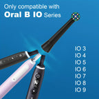 Toothbrush Heads Compatible with Oral B iO 3/4/5/6/7/8/9/10 Electric Toothbrushes, Replacement Toothbrush Heads for iO 4-12Pcs