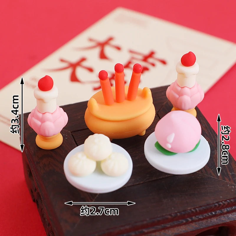 Chinese mini Fairy Ornaments Guanyin Desktop God of Wealth Mascot Crafts Buddha Shrine Entrance Decoration Car Ornaments