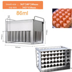 40pcs Stainless Steel Popsicle Mould Ice Lolly Mold For Popsicle Machine Fruit Shape DIY Ice Cream Molds With Sticks Holder